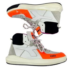 Diadora Mens Heritage Mi Basket Basketball Shoes Multicolor 175446 High Top 11.5